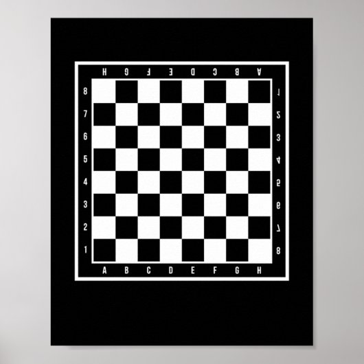 Chess Board Chess Chess Game Player Poster (Vorne)