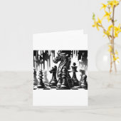 Chess Board Karte (Gelbe Blume)