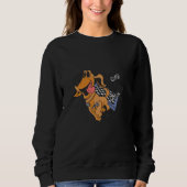 chess board king game queen dog sweatshirt (Vorderseite)