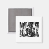 Chess Board Magnet (Vorderseite/Rückseite)