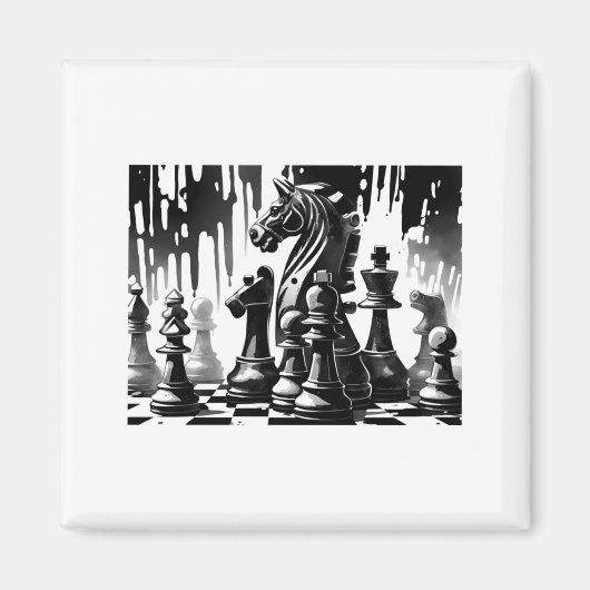 Chess Board Magnet (Vorne)