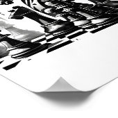 Chess Board  Poster (Ecke)