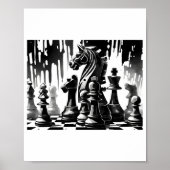 Chess Board  Poster (Vorne)
