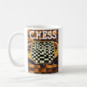 CHESS BOARD STYLE KAFFEETASSE (Links)