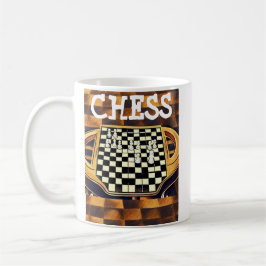 CHESS BOARD STYLE KAFFEETASSE