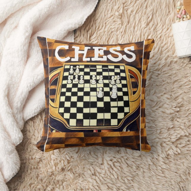 CHESS BOARD STYLE KISSEN (Decke)
