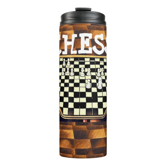 CHESS BOARD STYLE THERMOSBECHER (Vorderseite)