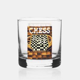 CHESS BOARD STYLE WHISKYGLAS
