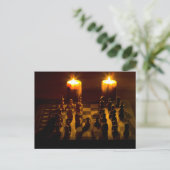 "Chess by candlelight" postcards Postkarte (Stehend Vorderseite)
