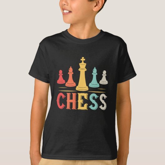 Chess, Checkerboard, Checkmate, Pieces T-Shirt (Vorderseite)