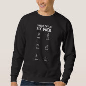 Chess Chessboxing Check Out My Six Pack Chess Sweatshirt (Vorderseite)