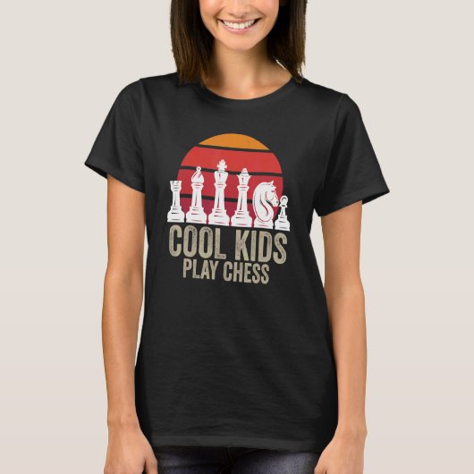 Chess Chessboxing Chess Masters Cool Kids Play Che T-Shirt (Vorderseite)