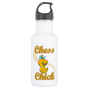 Chess Chick Edelstahlflasche