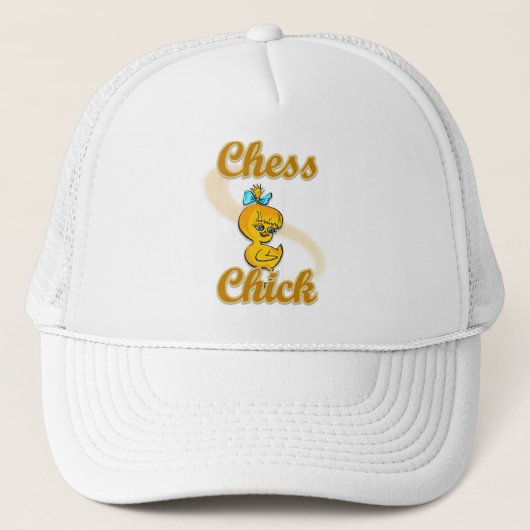 Chess Chick Truckerkappe (Vorderseite)