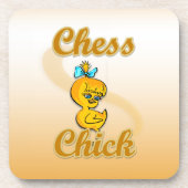 Chess Chick Untersetzer (Vorderseite)