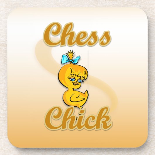 Chess Chick Untersetzer (Vorderseite)