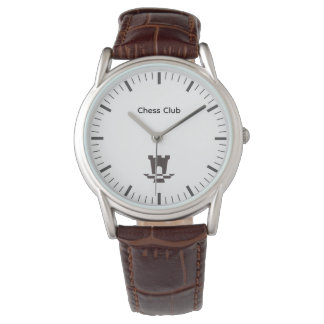 Chess Club Logo Watch Armbanduhr