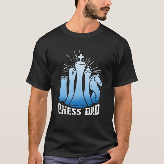 Chess Dad Checkmate Grandmaster Father Chess Playe T-Shirt (Vorderseite)