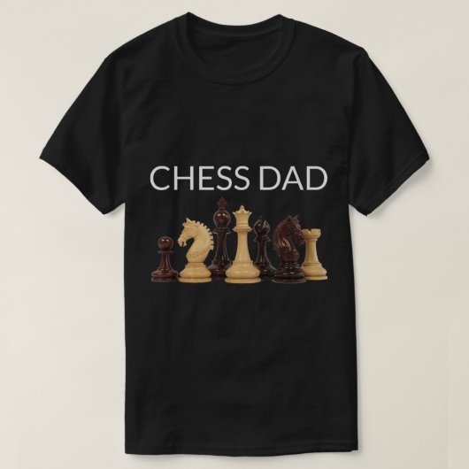 Chess Dad Gift for Strategy Lovers T-Shirt (Design vorne)