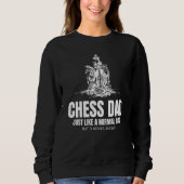 Chess Dad Sports Player Expert Coach Graphic 1 Sweatshirt (Vorderseite)