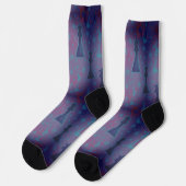 CHESS Design Crew Socks Socken (Linkes Detail)