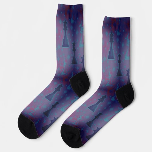 CHESS Design Crew Socks Socken (Linkes Detail)