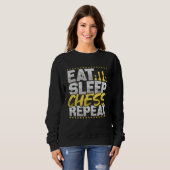 Chess Eat Sleep Repeat Chess Board Chess Hobby Che Sweatshirt (Vorne ganz)
