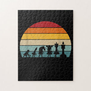 Chess Evolution Retro Vintage Gift For A Chess Puzzle
