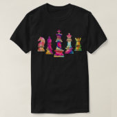 Chess Figures Geek Chess Player Gift Chess T-Shirt (Design vorne)