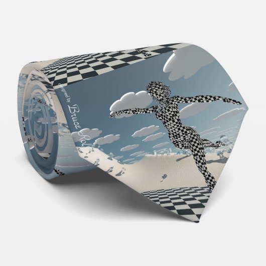 Chess Game Grace Krawatte (Gerollt)