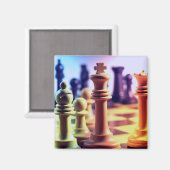 Chess Game Magnet (Vorderseite/Rückseite)