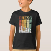 Chess game retro vintage T-Shirt (Vorderseite)