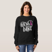Chess Girl Heart Chess Player Sweatshirt (Vorne ganz)