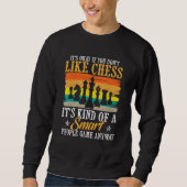 Chess Graphic Men Boys Chess Coach Chess Player 21 Sweatshirt (Vorderseite)
