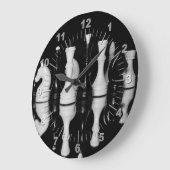 Chess Große Wanduhr (Winkel)