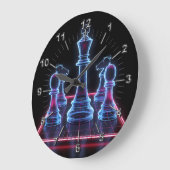 Chess Große Wanduhr (Winkel)