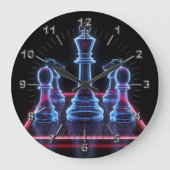 Chess Große Wanduhr (Vorderseite)