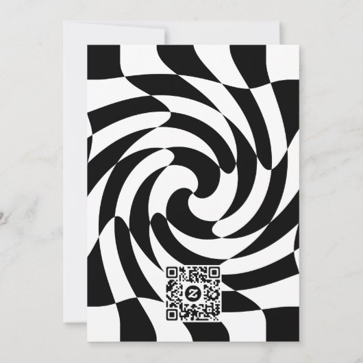 Chess Halloween Einladung (Rückseite)