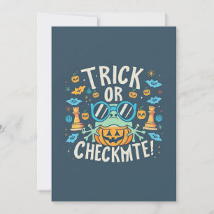 Chess Halloween Einladung