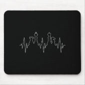 Chess Heartbeat Chess Master Chess Club  Mousepad (Vorne)