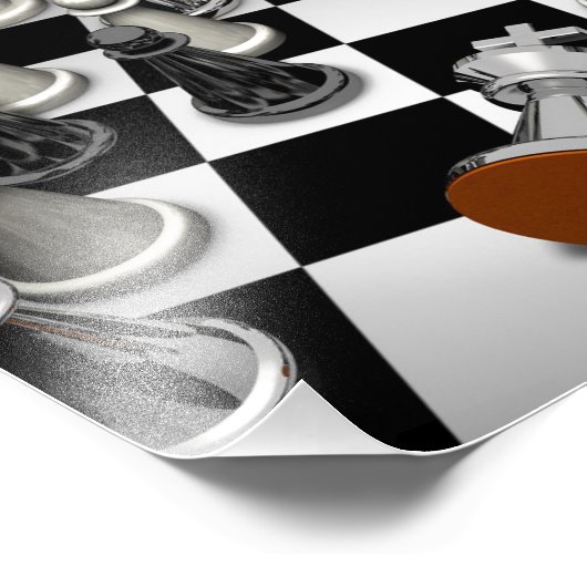 Chess Jigsaw Puzzle Fotodruck (Ecke)