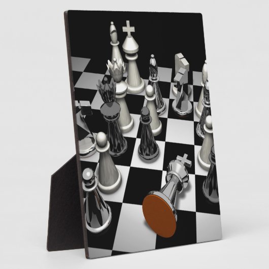 Chess Jigsaw Puzzle Fotoplatte (Seite)
