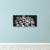 Chess Jigsaw Puzzle Leinwanddruck (Insitu (Holzboden))