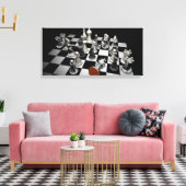 Chess Jigsaw Puzzle Leinwanddruck (Insitu (Wohnzimmer))