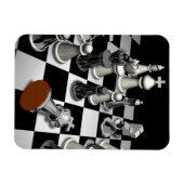Chess Jigsaw Puzzle Magnet (Horizontal)