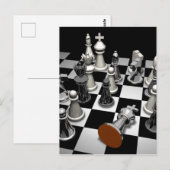 Chess Jigsaw Puzzle Postkarte (Vorne/Hinten)