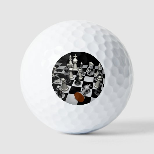 Chess Keychain Golfball (Vorderseite)