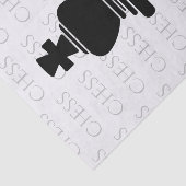 Chess King Classic Piece Modern Black Seidenpapier (Ausschnitt)