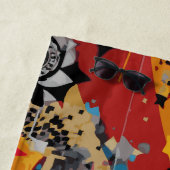 Chess King Pop Art Strategy Design Strandtuch (Beispiel)