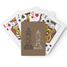 Chess King Quenn Figlays Playing Cards